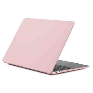 For MacBook Air 13.3 inch A1932 2018 & A2179 2020 & A2337 Laptop Matte Style Protective Case(Pink)