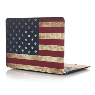 For MacBook Air 13.3 inch A1932 2018 / A2179 American Flag Laptop Water Stick Style Protective Case (2020)