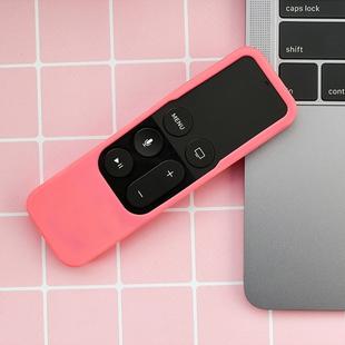 5F01 Somatosensory Remote Control Anti-fall Silicone Protective Cover for Apple TV4(Pink)
