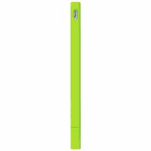 LOVE MEI For Apple Pencil 2 Triangle Shape Stylus Pen Silicone Protective Case Cover(Fluorescent Green)