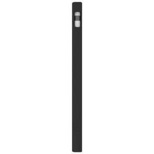 LOVE MEI For Apple Pencil 1 Triangle Shape Stylus Pen Silicone Protective Case Cover (Black)
