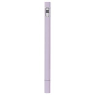 LOVE MEI For Apple Pencil 1 Triangle Shape Stylus Pen Silicone Protective Case Cover (Purple)