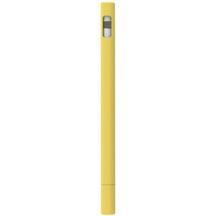 LOVE MEI For Apple Pencil 1 Triangle Shape Stylus Pen Silicone Protective Case Cover (Yellow)