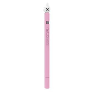 LOVE MEI For Apple Pencil 1 Middle Finger Shape Stylus Pen Silicone Protective Case Cover (Pink)