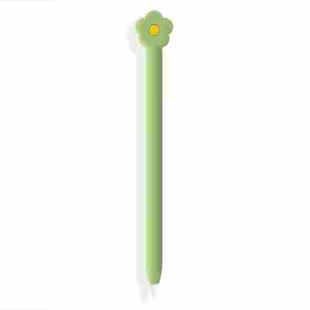 Cute Cartoon Silicone Protective Cover for Apple Pencil 1(Green)