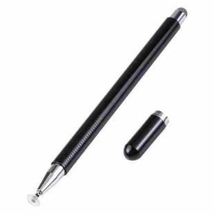 361 2 in 1 Universal Silicone Disc Nib Stylus Pen with Mobile Phone Writing Pen & Magnetic Cap(Black)