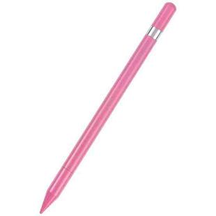Pt360 2 in 1 Universal Silicone Disc Nib Stylus Pen with Common Writing Pen Function (Pink)