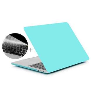ENKAY Hat-Prince 2 in 1 Frosted Hard Shell Plastic Protective Case + US Version Ultra-thin TPU Keyboard Protector Cover for 2016 New MacBook Pro 13.3 inch without Touchbar (A1708)(Baby Blue)
