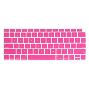 ENKAY Hat-prince US Version of The Notebook Ultra-thin  Silicone Color Keyboard Protective Cover for MacBook Air 13.3 inch A1932 (2018)(Pink)