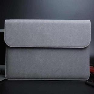 Horizontal Matte Leather Laptop Inner Bag for MacBook Air 11.6 inch A1465 (2012 - 2015) / A1370 (2010 - 2011)(Dark Gray)