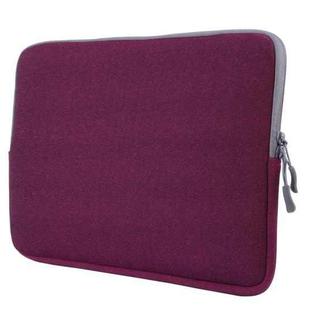 For Macbook Pro 13.3 inch Laptop Bag Soft Portable Package Pouch (Purple)