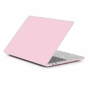 Laptop Frosted Style PC Protective Case for MacBook Pro 15.4 inch A1990 (2018)(Light Pink)