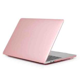 Laptop Crystal Style PC Protective Case for MacBook Pro 13.3 inch A1989 (2018) / A2159 / A2251 / A2289 / A2338(Pink)