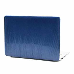 Laptop Plastic Honeycomb Protective Case For MacBook Pro 13.3 inch 2022 (Sapphire Blue)