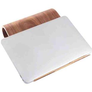 SamDi Artistic Wood Grain Walnut Desktop Heat Radiation Holder Stand Cradle, For iPad, Tablet, Notebook(Coffee)