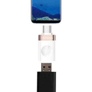 Mcdodo OT-1942 USB-C / Type-C to USB 3.0 AF Data Transmission Charging OTG Adapter, For Galaxy S8 & S8 + / LG G6 / Huawei P10 & P10 Plus / Xiaomi Mi6 & Max 2 and other Smartphones, Size: 32 x 12 x 7 mm(Rose Gold)