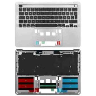 For Macbook Pro 13 inch 2021 A2338 C-side Cover + UK Edition Key Board (Silver)