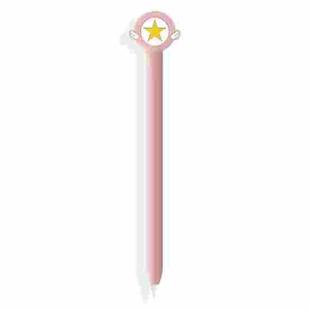Cute Cartoon Silicone Protective Cover for Apple Pencil 2(Five-pointed Star Pink))