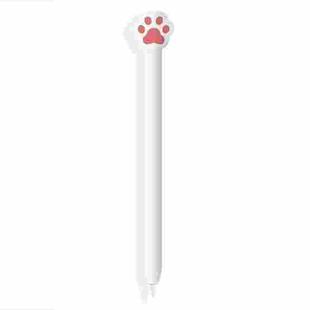 Cute Cartoon Silicone Protective Cover for Apple Pencil 2(White)