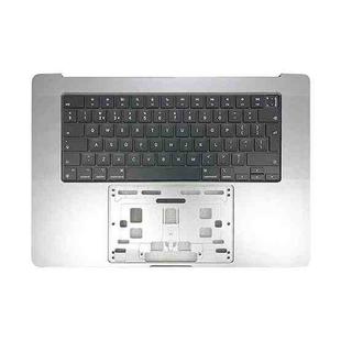 For MacBook Pro 16 inch 2023 A2780 Big Enter Version UK Keyboard with C Shell (Silver)