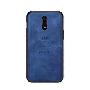 PINWUYO Shockproof Waterproof Full Coverage PC + TPU + Skin Protective Case for One Plus 6T (Blue)