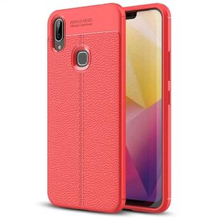 Litchi Texture TPU Protective Case for Vivo  X21i (Red)