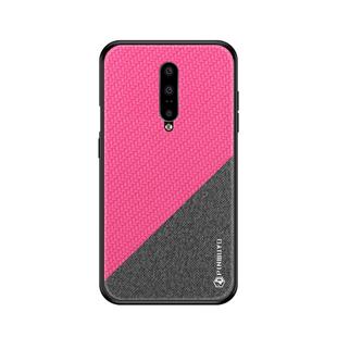 PINWUYO Honors Series Shockproof PC + TPU Protective Case for OnePlus 7 Pro (Rose Red)