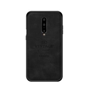 PINWUYO Shockproof Waterproof Full Coverage PC + TPU + Skin Protective Case for OnePlus 7(Black)