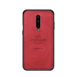 PINWUYO Shockproof Waterproof Full Coverage PC + TPU + Skin Protective Case for OnePlus 7(Red)