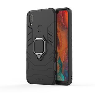 PC + TPU Shockproof Protective Case for Vivo X21i, with Magnetic Ring Holder (Black)