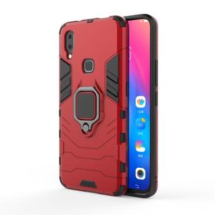 PC + TPU Shockproof Protective Case for Vivo NEX A, with Magnetic Ring Holder(Red)