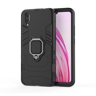 PC + TPU Shockproof Protective Case for Vivo X23, with Magnetic Ring Holder (Black)