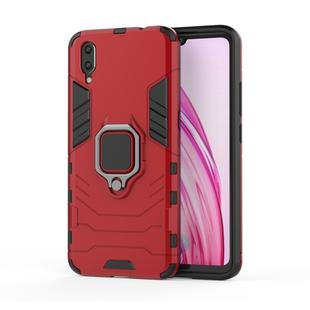 PC + TPU Shockproof Protective Case for Vivo X23, with Magnetic Ring Holder (Red)