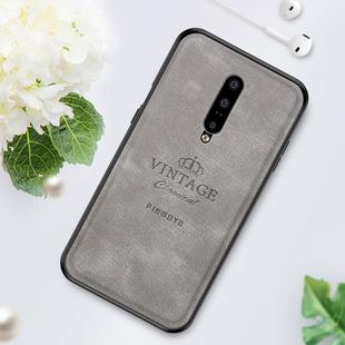 PINWUYO Shockproof Waterproof Full Coverage PC + TPU + Skin Protective Case for OnePlus 7 Pro(Grey)