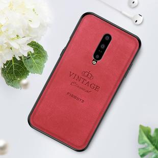 PINWUYO Shockproof Waterproof Full Coverage PC + TPU + Skin Protective Case for OnePlus 7 Pro(Red)