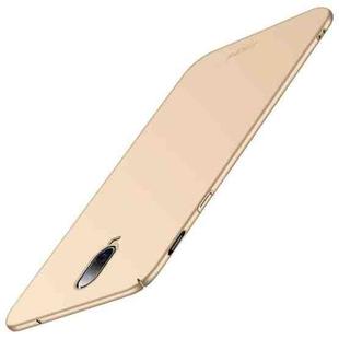 MOFI Frosted PC Ultra-thin Full Coverage Case for OnePlus 6T (Gold)