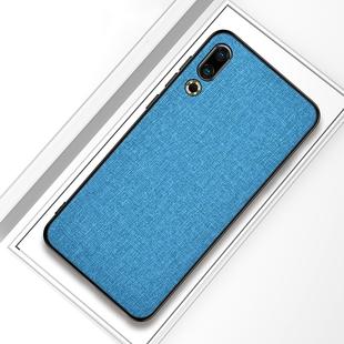 Shockproof Cloth Texture PC+ TPU Protective Case for Meizu 16s (Blue)