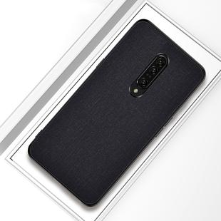 Shockproof Cloth Texture PC+ TPU Protective Case for OnePlus 7(Black)