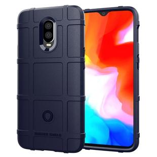 Shockproof Protector Cover Full Coverage Silicone Case for OnePlus 6T(Dark Blue)