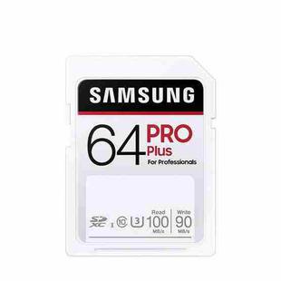 Samsung Pro Plus U3 C10 4K High-speed SD Memory Card, Capacity: 64GB