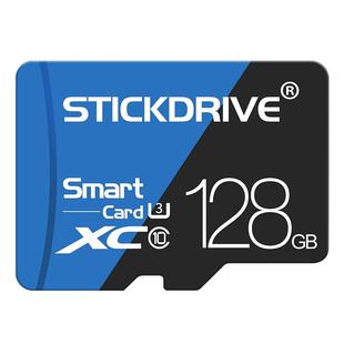 STICKDRIVE 128GB High Speed U3 Blue and Black TF(Micro SD) Memory Card