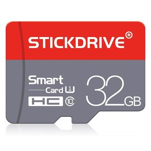 STICKDRIVE 32GB U1 Red and Grey TF(Micro SD) Memory Card