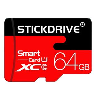Stickdrive 64GB High Speed Class 10 Micro SD(TF) Memory Card