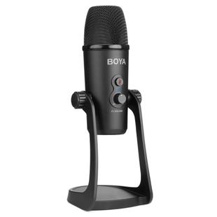 BOYA BY-PM700 USB Sound Recording Condenser Microphone with Holder, Compatible with PC / Mac for Live Broadcast Show, KTV, etc. (Black)