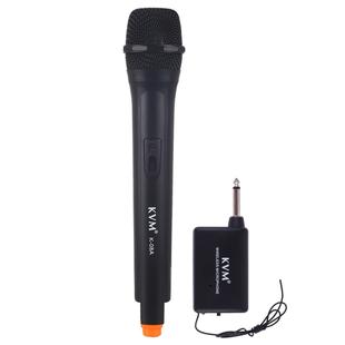 KVM K-08A Handheld Wireless Microphone with Receiver(Black)