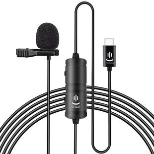 YICHUANG YC-VM30 USB-C / Type-C Dual Modes Lavalier Recording Microphone, Cable Length: 6m
