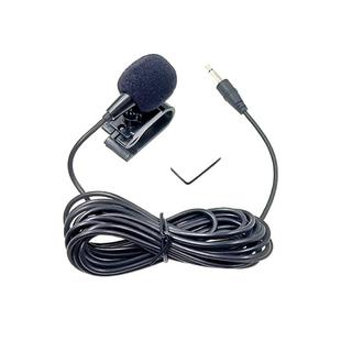 ZJ025MR Stick-on Clip-on Lavalier 2.5mm Jack Mono Microphone for Car GPS / Bluetooth Enabled Audio DVD External Mic, Cable Length: 3m