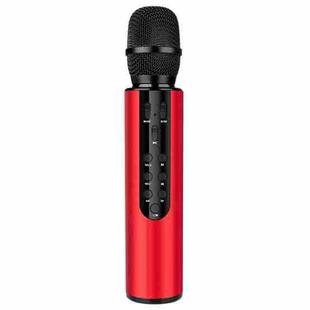K3 Bluetooth 5.0 Karaoke Live Stereo Sound Wireless Bluetooth Condenser Microphone (Red)