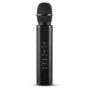 K6 Bluetooth 4.2 Karaoke Live Stereo Sound Wireless Bluetooth Condenser Microphone (Black)