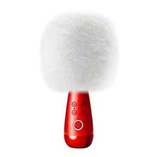 Xiaomi Youpin G2 Sing Karaoke Bluetooth Microphone Apricot White Fluff Windshield Version (Red)